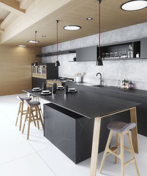 Charcoal-soapstone
